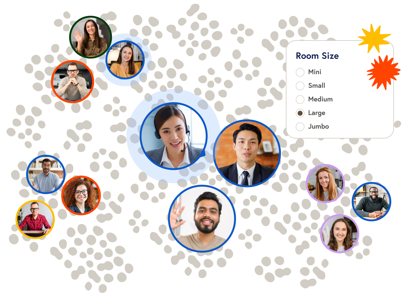Visualize attendee information