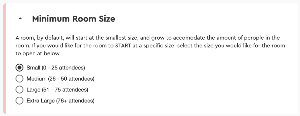 October 2022 Release: Virtual backgrounds, adjustable audio group sizes, and more! Screen Shot 2022 10 18 at 3.00.42 PM