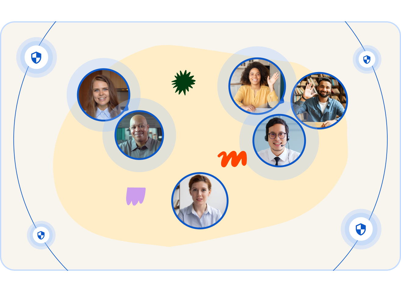 Your virtual meetings and insights protected using enterprise security standards