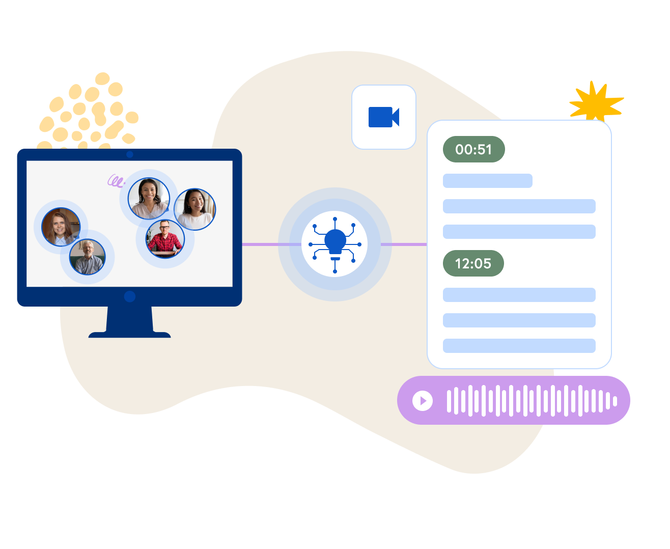 AI LLM Training Data - your data illustration